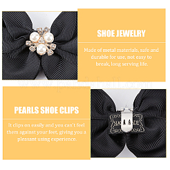 Polyester Bowknot Shoe Decorations&nbsp;FIND-WH0002-18A