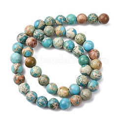 Natural Imperial Jasper Beads Strands&nbsp;G-A175B-8mm-03A