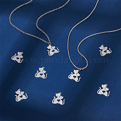 50Pcs 304 Stainless Steel Filigree Pendants&nbsp;STAS-UN0042-11