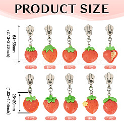 10Pcs Alloy Replacement Zipper Sliders&nbsp;HJEW-TAC0091