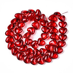 Transparency Glass Beads Strands&nbsp;GLAA-T023-13A