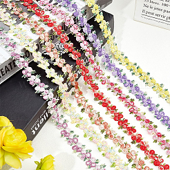 Flower Polyester Trim Ribbon&nbsp;OCOR-GF0001-17A