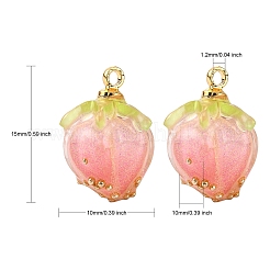 Handmade Flower Epoxy Resin Pendants&nbsp;LS-KY-S163-103D