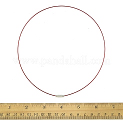 32Pcs 8 Colors Stainless Steel Wire Necklace Cord DIY Jewelry Making&nbsp;TWIR-FS0001-01