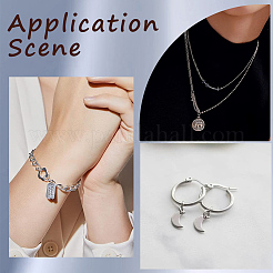 600Pcs 304 Stainless Steel Open Jump Rings&nbsp;STAS-BBC0008-83C