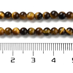 Natural Tiger Eye Beads Strands&nbsp;G-G099-4mm-4