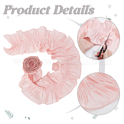 Polyester Ruffled Ribbon&nbsp;DIY-WH0632-77A