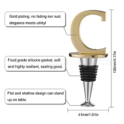 Silicone Wine Bottle Stoppers&nbsp;FIND-WH0076-36-01C