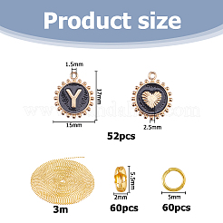 2Bags 2 Colors Alloy Enamel Pendants&nbsp;ENAM-HS0001-07B