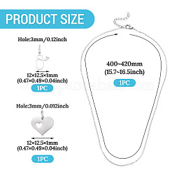 1Pc 304 Stainless Steel Cable Chain Necklaces&nbsp;NJEW-TA0001-24Q