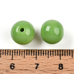 Opaque Solid Color Glass Beads&nbsp;LS-GLAA-N007-10mm-A11