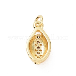 Brass Micro Pave Cubic Zirconia Charms&nbsp;KK-C012-50G