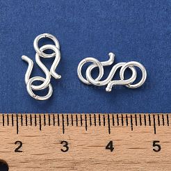 925 Sterling Silver S Shape Clasps&nbsp;LS-STER-K177-05C-S
