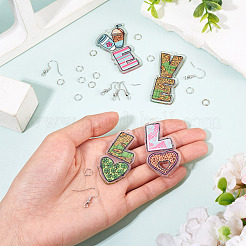 DIY Earring Making Kits&nbsp;DIY-TA0015-75