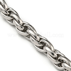 Non-Tarnish 201 Stainless Steel Rope Chain Bracelets&nbsp;STAS-Z056-16P