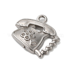Non-Tarnish 304 Stainless Steel Pendant Rhinestone Settings&nbsp;STAS-N103-40P
