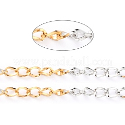 Two Tone 304 Stainless Steel Curb Chains&nbsp;CHS-B001-17