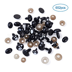 Craft Plastic Doll Eyes & Noses&nbsp;DIY-TA0008-92