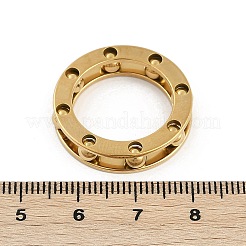 Ion Plating(IP) 304 Stainless Steel Finger Ring for Women&nbsp;RJEW-A052-03A-G01