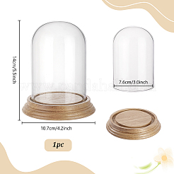 Arch Glass Dome Cover&nbsp;AJEW-WH0460-125B