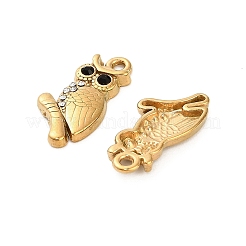 304 Stainless Steel Rhinestone Pendant&nbsp;STAS-U047-01G-02