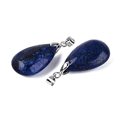 Natural Lapis Lazuli Pendants&nbsp;G-N362-03P-06