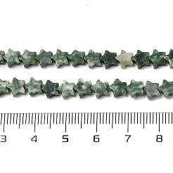 Natural Green Spot Jasper Beads Strands&nbsp;G-H087-C01-01