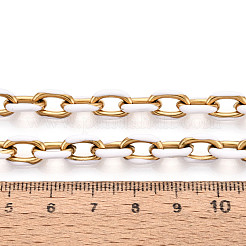 304 Stainless Steel Enamel Cable Chains&nbsp;CHS-N008-07G-03