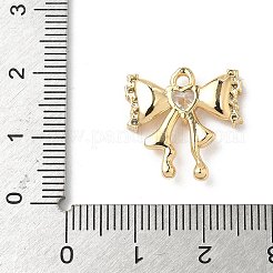 Brass Micro Pave Cubic Zirconia Pendants&nbsp;KK-S531-08G