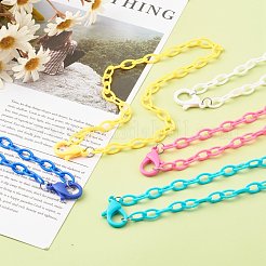 ABS Plastic Cable Chain Necklaces&nbsp;NJEW-JN03481