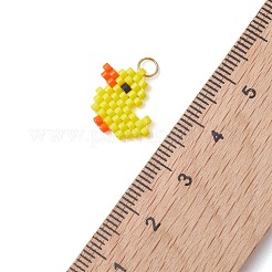 Glass Seed Beaded Pendants&nbsp;PALLOY-MZ01293-02