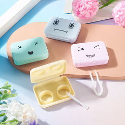 4 Bags 4 Colors Plastic Contact Lens Care Tool Set&nbsp;AJEW-TAD0001-02