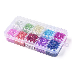 10 Grid Transparent Glass Bubble Beads&nbsp;MACR-N017-03-1