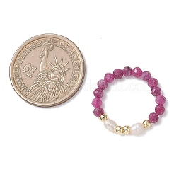 Natural Mixed Gemstone Finger Rings&nbsp;RJEW-JR00971