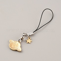 Cute Cartoon Planet Alloy Enamel Mobile Straps Lanyards&nbsp;HJEW-WH0068-07B
