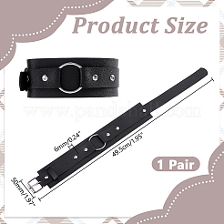 2Pcs Imitation Leather Cord Bracelets for Men Women&nbsp;BJEW-HY0002-75