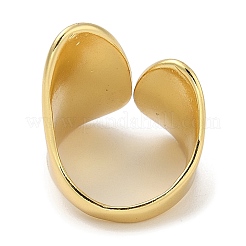 Rack Plating Brass Cuff Finger Rings for Women&nbsp;RJEW-C114-13F-G