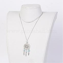 Alloy Pendant Necklaces&nbsp;NJEW-JN01792-01