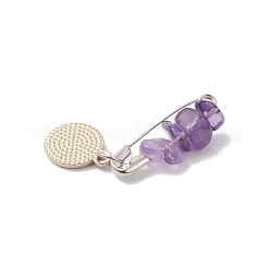 6Pcs Alloy Enamel Safety Pins&nbsp;HJEW-JM04513
