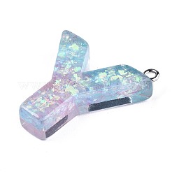 Transparent Epoxy Resin Pendants&nbsp;LS-CRES-S364-002Y