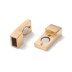 304 Stainless Steel Magnetic Clasps with Glue-in Ends&nbsp;STAS-I011-17-G