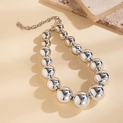 CCB Plastic Round Graduated Beaded Necklaces for Women&nbsp;FS-WG1351C-02