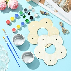 2 Sets Flower DIY Wooden Bird Feeder&nbsp;DIY-CJ0002-55