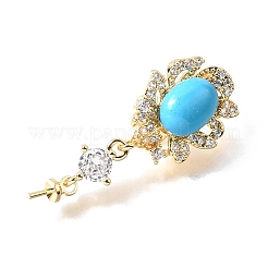Synthetic Turquoise Pendants&nbsp;KK-N289-03G