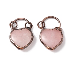 Natural Rose Quartz Pendants&nbsp;G-I324-12R-01