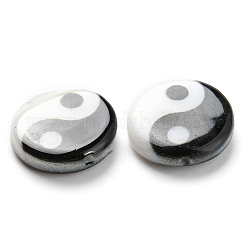 Printed Natural Freshwater Shell Beads&nbsp;SHEL-R129-07B-01