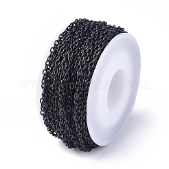 304 Stainless Steel Textured Cable Chains&nbsp;CHS-H007-42B