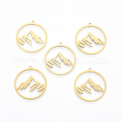 Ion Plating(IP) 304 Stainless Steel Pendants&nbsp;A-STAS-N090-LA911-2