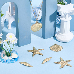 6Pcs 3 Styles 304 Stainless Steel Pendants&nbsp;STAS-BBC0008-66