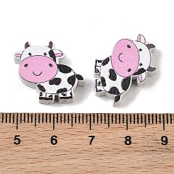 Printed Schima Wood Beads&nbsp;WD-CBA91F0-16